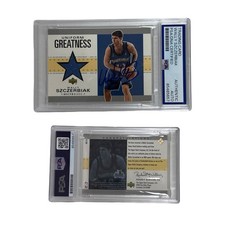 2002 Upper Deck Autographed Wally Szczerbiak #WS-U Timberwolves Signed PSA COA