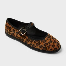 Women’s Tasmin Leopard Print Flats – A New Day