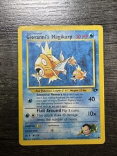 Pokémon TCG Giovanni's Magikarp 73/132 Gym Challenge Unlimited Common on eBay