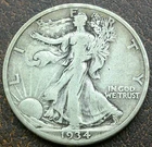 US 1934-S Walking Liberty Half  **