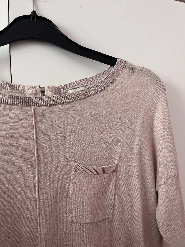 Next Rose Beige Lightweight Jumper Size 6 - Image 3 of 4