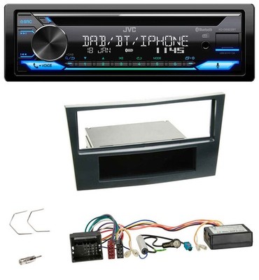 JVC Bluetooth CAN-Bus USB DAB CD Autoradio für Opel Corsa D 09-14 stealth schwar