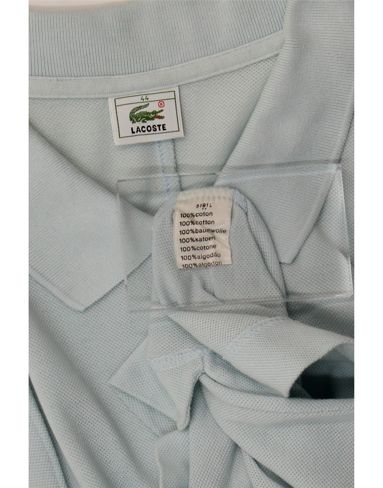 LACOSTE Womens Sleeveless Shirt Size 44 Large Blue Cotton CD08 thumbnail 3