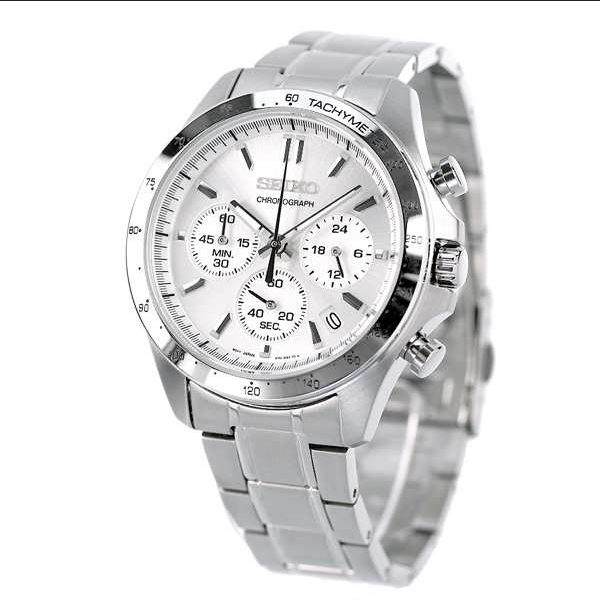 SEIKO SPIRIT セイコー スピリット SBTR009 Seiko Spirit Chronograph Silver Dial SBTR009 Stainless Steel Men's