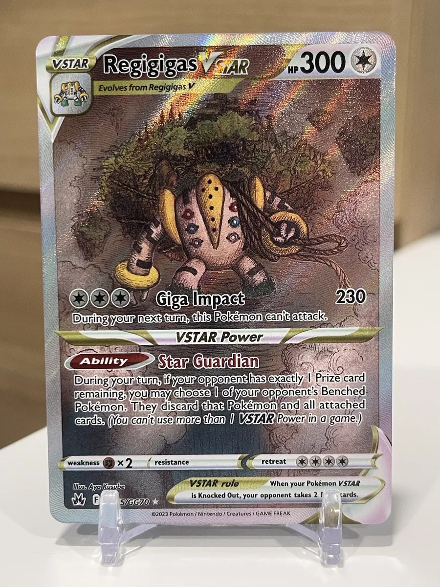 Pokémon TCG Regigigas VSTAR Crown Zenith: Galarian Gallery GG55