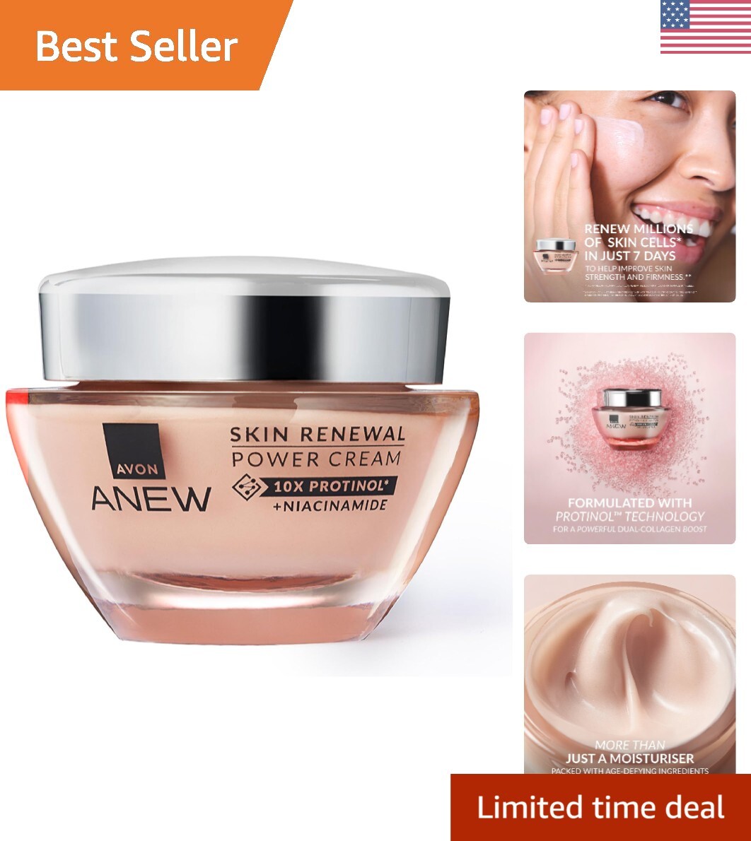 50ml Anew Renewal Power Cream – Collagen-Boosting Radiance for Youthful Skin