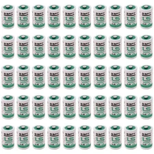 50 Pcs  LS14250 1/2 AA 3.6v Battery 14250 Leash 1200mAh High Capacity