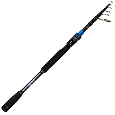 Reaction Tackle Telescopic Spinning Rod Carbon Travel Fishing Rod Collapsible