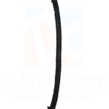 1/8" 3mm Black Knitted Elastic - US Made