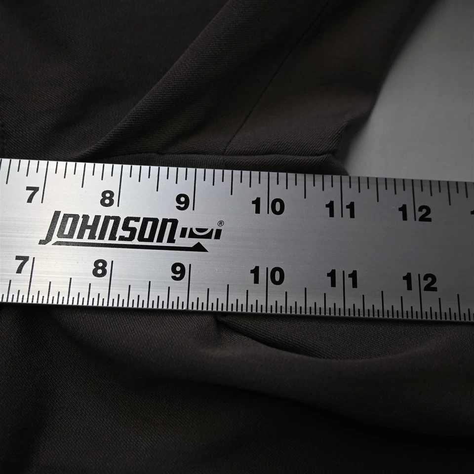 NUEVO Pantalones de vestir Banana Republic 12 bronceados Sloan tiro medio ajustados al tobillo para mujer Foto 3 de 4