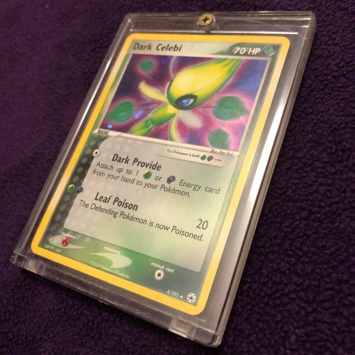 2004 Pokemon EX Hidden Legends Holo Dark Celebi #4 - 4/101 | eBay