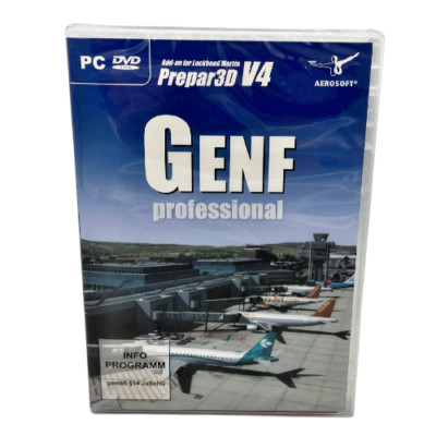Aerosoft Genf professional Add-On Lockheed Martin Prepar3D V4 Pilot PC Simulator