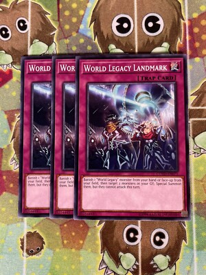 yugioh world legacy cards Landmark COTD-EN071 Unlimited Playset Each time a face World Legacy Succession - Flames