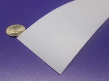 Hdpe White Bar 1/32" (.031") Thick x 2.25" Wide x 24" Long, 12 Pcs, 24 Ft Total