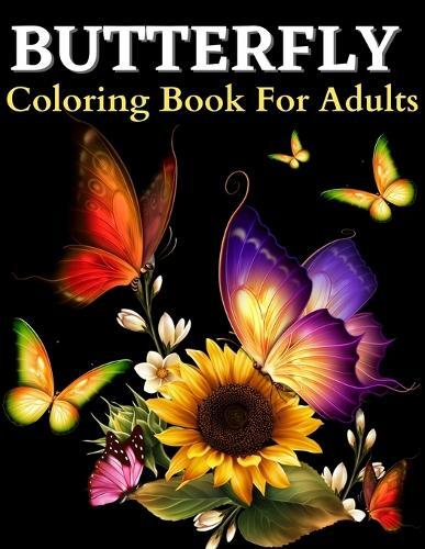 Thumbnail - Am Publishing Press Butterfly Coloring Book (taschenbuch) (us Import)