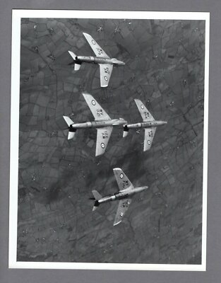HAWKER HUNTER F4 FORMATION 111 SQN ORIGINAL VINTAGE AIR MINISTRY PHOTO RAF 3