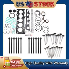 Cylinder Head Gasket Set Wintake Exhaust Valves For 2012-2015 Volvo S60 2.5l