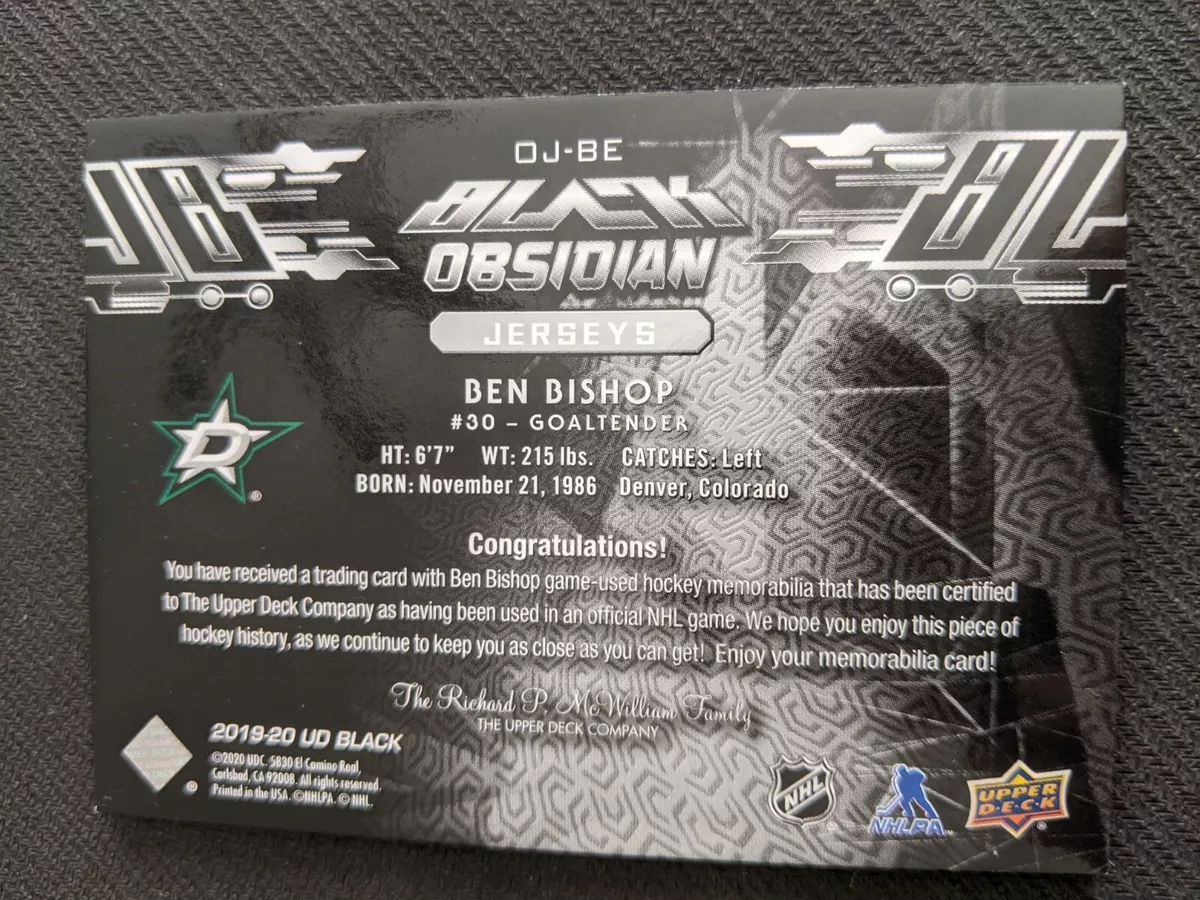 Ben bishop black jersey hotsell