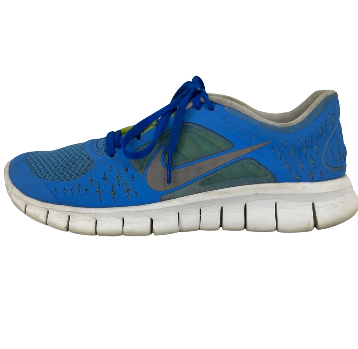 NIKE FREE RUN＋3 Women's Nike Free Run 3 H20 Repel Blue Reflective Running Tennis