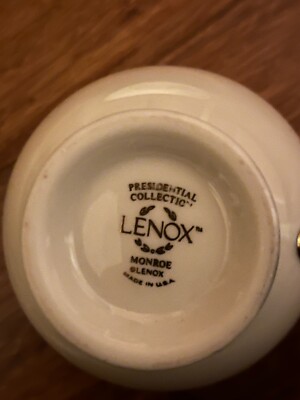 Lenox Monroe cup and saucer- 6 available | eBay
