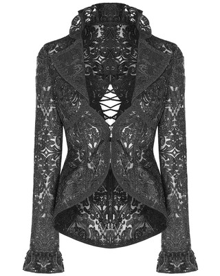 black lace jacket