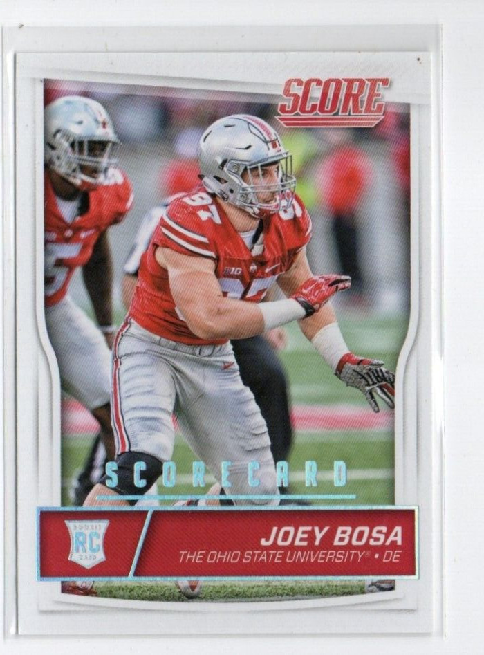 Joey Bosa 2016 Score #397 Scorecard Parallel Rookie RC SAN DIEGO CHARGERS