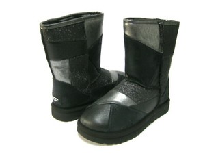 ugg glitter patchwork black