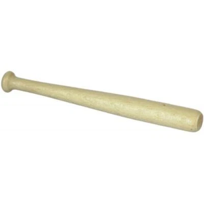 TOWN SQUARE MINIATURES Puppenhaus Baseballschläger Miniatur Spiele Zubehör 1:12 Maßstab Holz