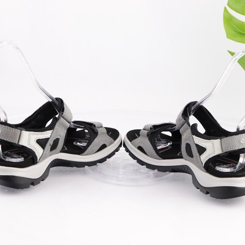 Ecco Womens Yucatan Sandal Size 39 8 Gray Adjustable Sport Outdoor Water Shoes - Picture 8 of 13