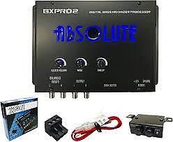 Absolute BXPRO2 Digital Bass Maximizer Processor with Dash Mount Remote