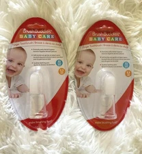 2 Pack Brush Buddies Baby Care 0-3 years Finger Toothbrush Soft Bristles 