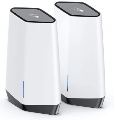 NETGEAR Orbi Pro AX6000 Tri-Band Mesh Wi-Fi 6 System (2er-Set 
