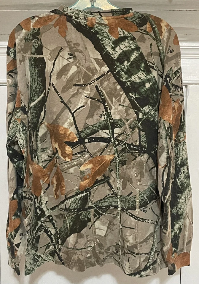 Outfitters Ridge Men’s Camo Long Sleeve T Shirt Fusion Hunting Camo Large L - Image 3 of 4