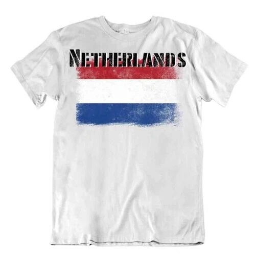 Holland Flagge T-Shirt City Karte Hell Zinnoberrot Umwerfend Geschenk - Bild 1 von 1