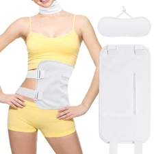 2 Pieces Castor Oil Pack Wrap Reusable Castor Oil Pack Kit for Liver Detox