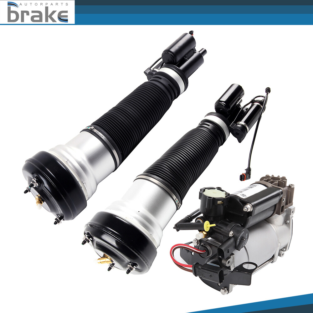 3x Air Suspension Struts Compressor Pump For 4Matic Mercedes W220 S430 S500 4WD