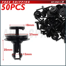 Front Bumper Air Dam Deflector Retainer Clips For Chevrolet Tahoe Fits 4WD 2WD 