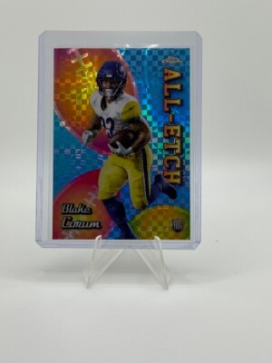 2024 TOPPS CHROME FOOTBALL ALL-ETCH CAR-BC  X-FRACTOR BLAKE CORUM RC RAMS