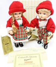 Connoisseur Doll Seymour Mann MICHAEL & MAGGIE 10" Spec Ed Collectors Doll Set