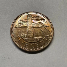 2004 Barbados 5 Cents - Beautiful Coin - #A-013-B