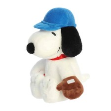 Aurora - Peanuts - 9" Baseball Snoopy Adorable Stuffed Animal