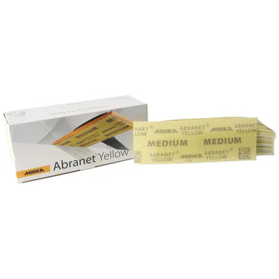 Mirka Abranet Yellow 80 x 230 mm - coarse / medium / fine