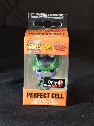 GameStop Exclusive Dragonball Z (Perfect Cell) Metallic Funko Pop! Keychain