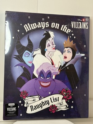 Disney Villains Adventskalender Weihnachten Schreibwaren Geschenk Freche Liste 24 Türchen Neu.