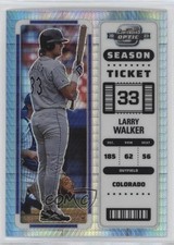 2023 Panini Chronicles Hyper Prizm 11/75 Larry Walker #24 HOF 0hw6