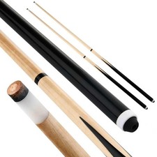 JX Pool Cues New 58 Inch Billiard Cue Sticks 13mm Glue-on Tips 58inch-2pack
