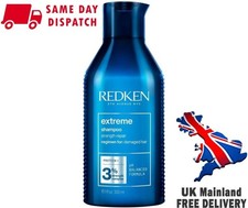 Redken Extreme Shampoo 300ml Repairs Damaged Hair Strengthens Free P&P