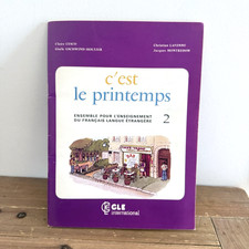 French Picture Language Book for Kids 2nd Book Beginner C'est Le Printemps 2