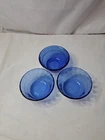 Lot of 3 Vintage Pyrex Cobalt Blue 463 - 175ml Custard Mixing Portion Sauce Cups