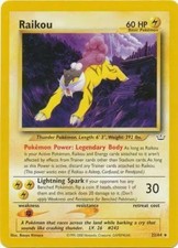 Raikou - Pokemon Neo Revelation #22 MP on eBay